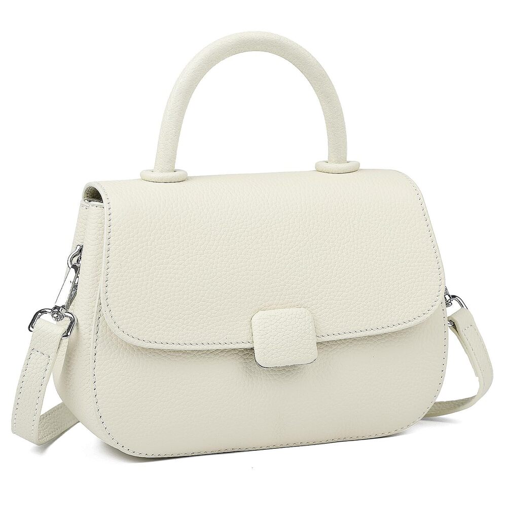 5632 Leather Shoulder Bag, Mini Top Handle Handbag, Crossbody Bag , Small